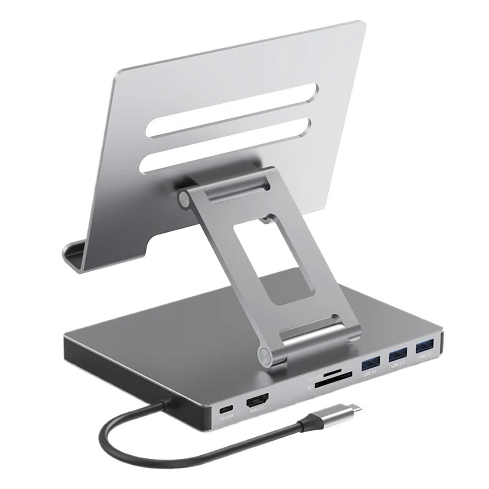 4K USB C Laptop Docking Station Bracket USB 3 0 RJ45 PD DP HDMI 4K 60Hz 2K 120Hz