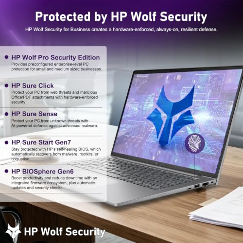 Image of HP ZBook 14 inch FHD+ Intel Core Ultra 7 265H & RTX 500 Ada AI Business Laptop