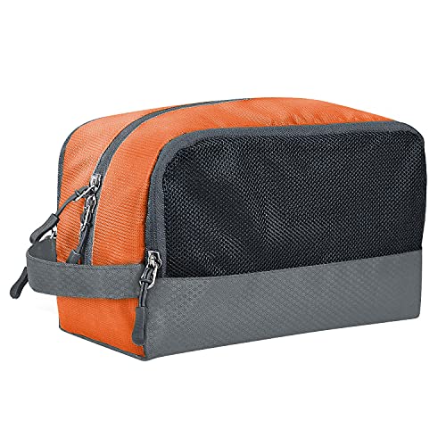 FATMUG Polyester Travel Pouch Toilet Bag, Orange, S, Travel Accessories