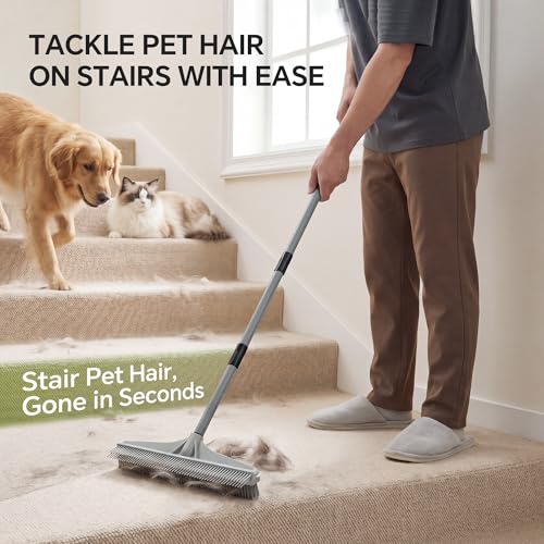 Walensee Carpet Rake 2-in-1 Nylon Carpet Brush - Image 2
