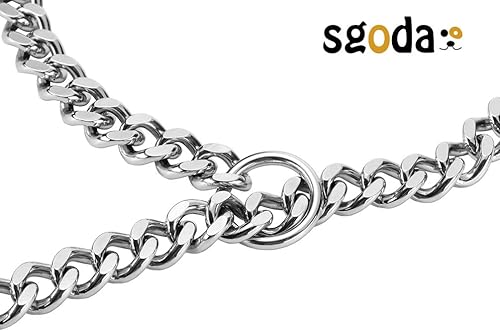 Miniatura 7 de Collar de estrangulador de entrenamiento para perros, SUS304, 18 pulgadas, 0.098 in