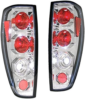 ZMAUTOPARTS Tail Brake Lights Rear Lamps Chrome For 2004-2011 Chevy Colorado/Canyon