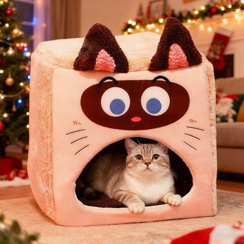 Tente de couchage chaude pour chat pour apaiser l'anxiété en appartement