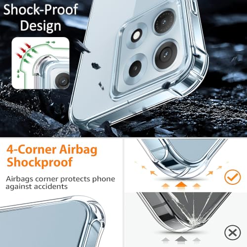 Image of TheGiftKart Crystal Clear Back Cover Case for Motorola Moto Edge 70 Max 5G | Shock Proof 360 Degree Protection | Hard Clear Back Cover Case for Motorola Edge 70 Max 5G (PC & TPU, Transparent Bumper)