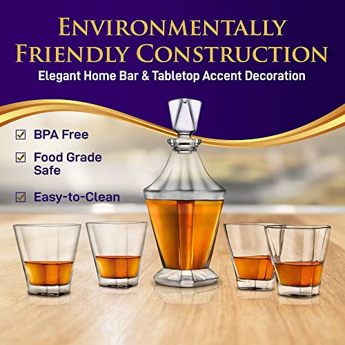 Carafe à whisky pour dégustation sans sédiments à table