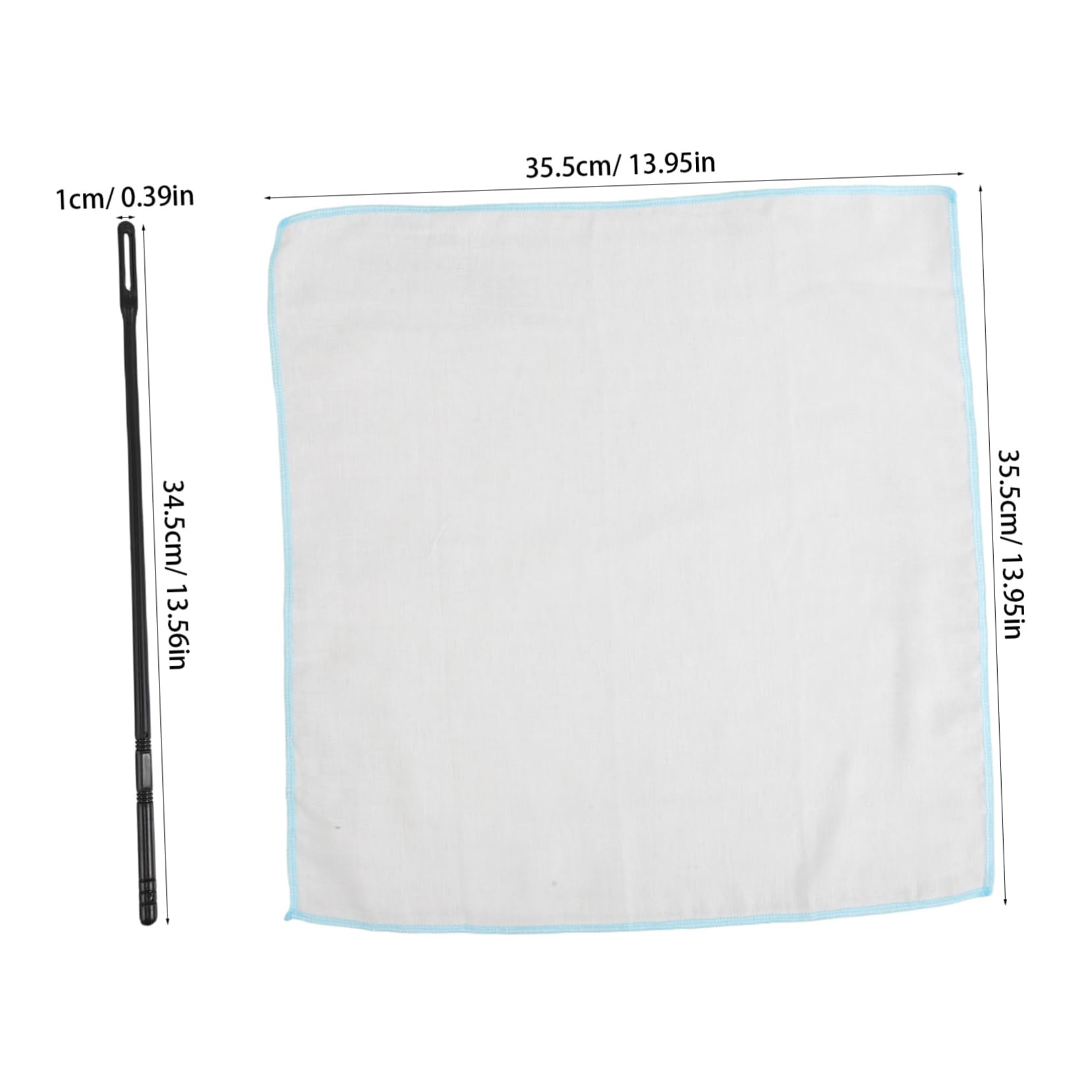 BESPORTBLE 1Set Flute Cleaning Kit with Cleaning Rod and Polishing Cloth Durable Maintenance Tools for Flute and Wind Instruments Easy to Use Flute Accessories for Care