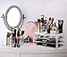 Makeup Cosmetic Storage Organizer Drawer - These countertop acrylic organizers fit comfortably on any vanity and are an excellent brush holder for make up with roomy bottom drawers the 4 box case set fits jewelry palettes cream brushes pens and more!