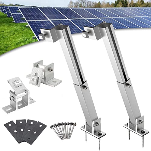 Warmfay Solarmodul 0°-40° Verstellbar Halterung