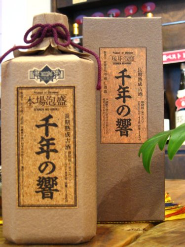 古酒　熟成30年　今帰仁酒造 千年の響 720ml Amazon.co.jp: 今帰仁酒造所 千年の響 長期熟成古酒 原酒 43度 720ml.e