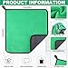 Nuenen 20 Pcs Microfiber Car Drying Towels Microfiber Cleaning Cloth 800 GSM Thick Plush Cleaning Dusting Cloth Auto Detailing Absorbent Towels Rags for Car Household Kitchen Window(Grey and Green)