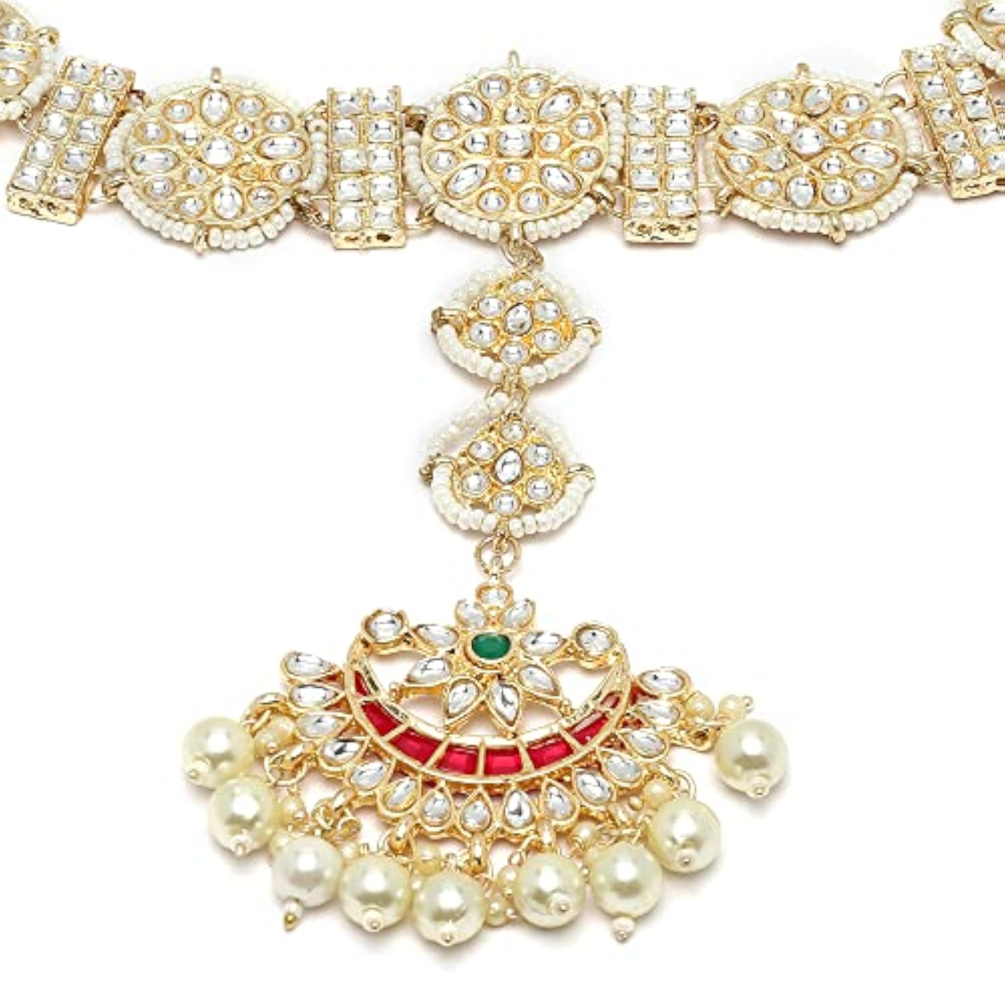 Gold-Plated Vilandi Borla Sheeshphool
