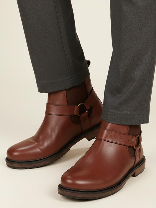 Image of FAUSTO Men's Leather Boots