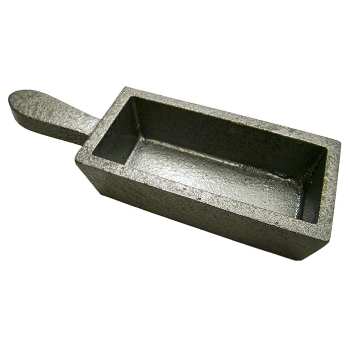 Buy Make Your Own Gold Bars 200 oz Gold Bar Loaf Steel Ingot Mold Silver 100 oz Cast Iron