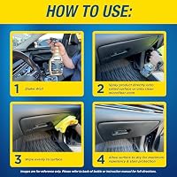 Rain-X 620232SRP All-Interior Cleaner Protectant & Repellent for Car Interiors, Cleans + Repels Liquid Spills & Dust without Residue, Cherry Scent 16 Fl Oz. — image 4