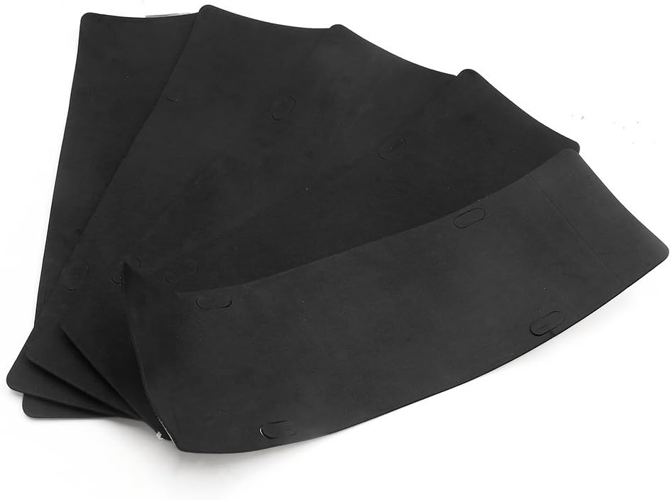 uxcell 5 Pcs Black Foam AntiVibration License Plate Pads