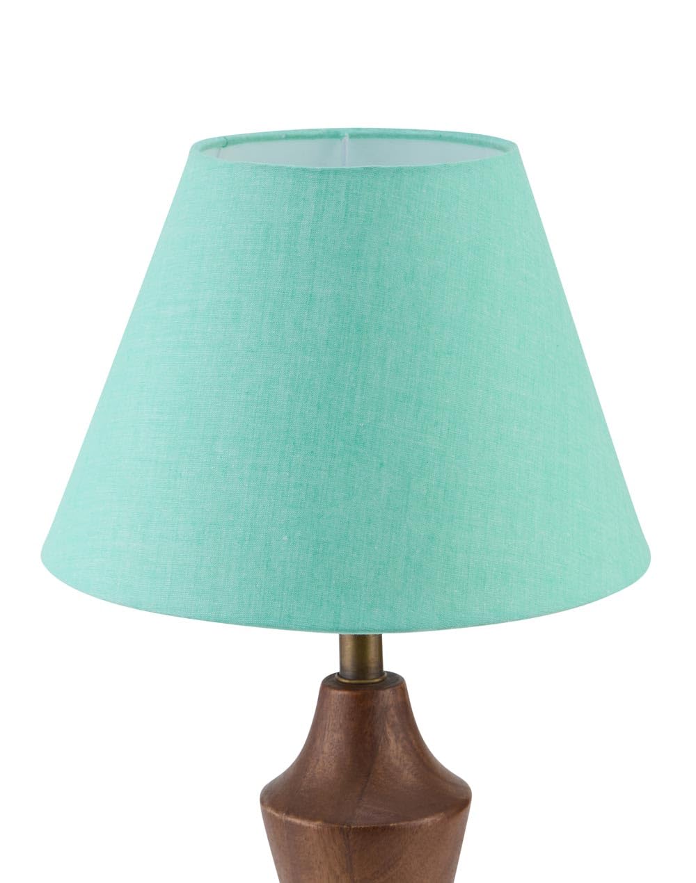 Fabindia Green Cotton Basix Tapered Drum Lampshade-image-25