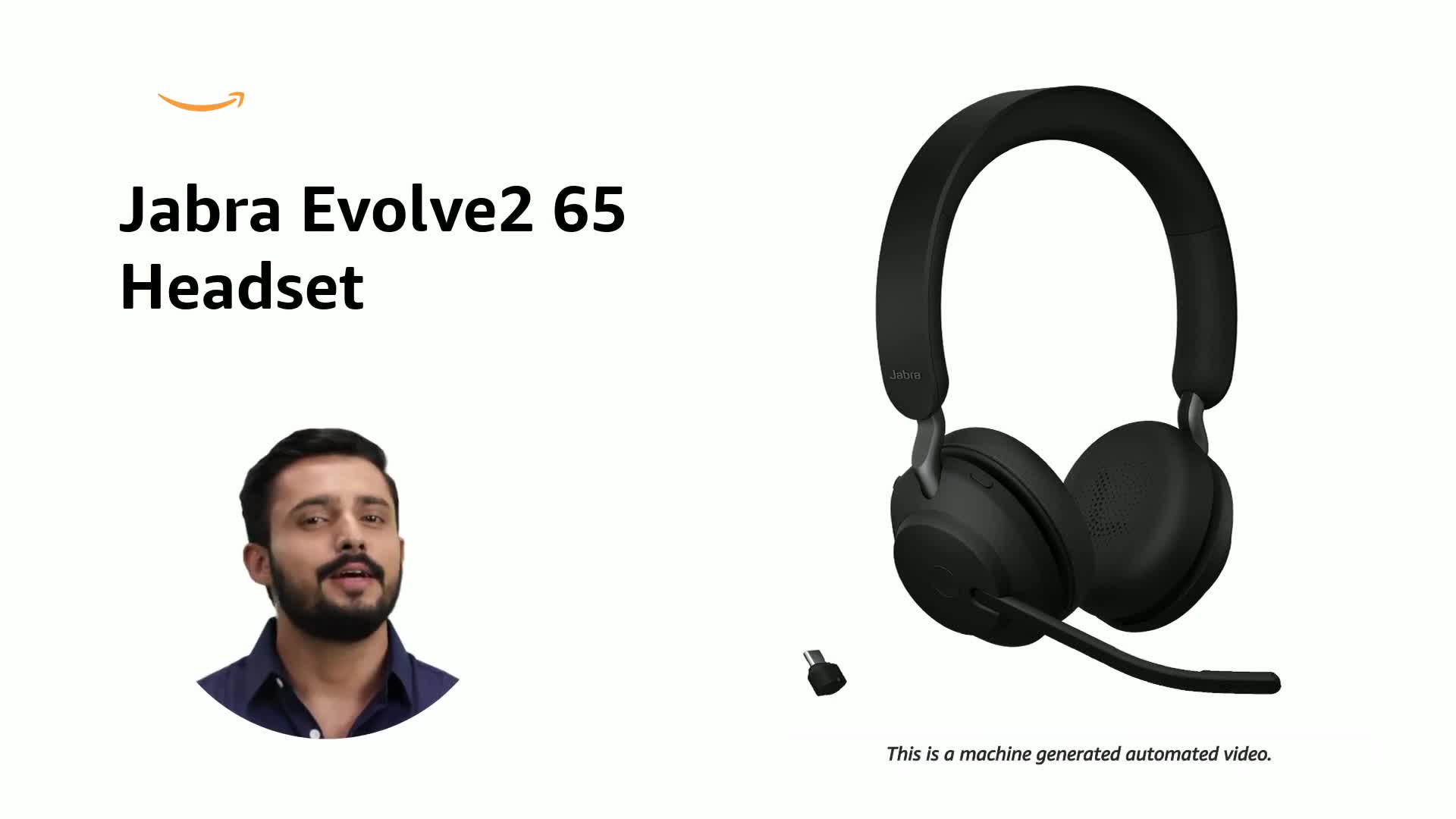 Jabra Evolve2 65 Bluetooth Wireless On Ear Headphones with