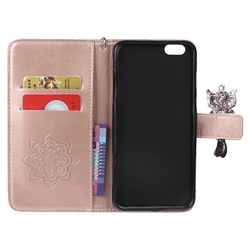 SainCat Custodia iPhone 6 Plus Portafoglio