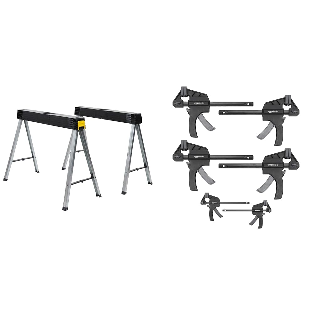 Tréteaux Stanley 1-97-475 pour stabiliser vos coupes avec serre-joints