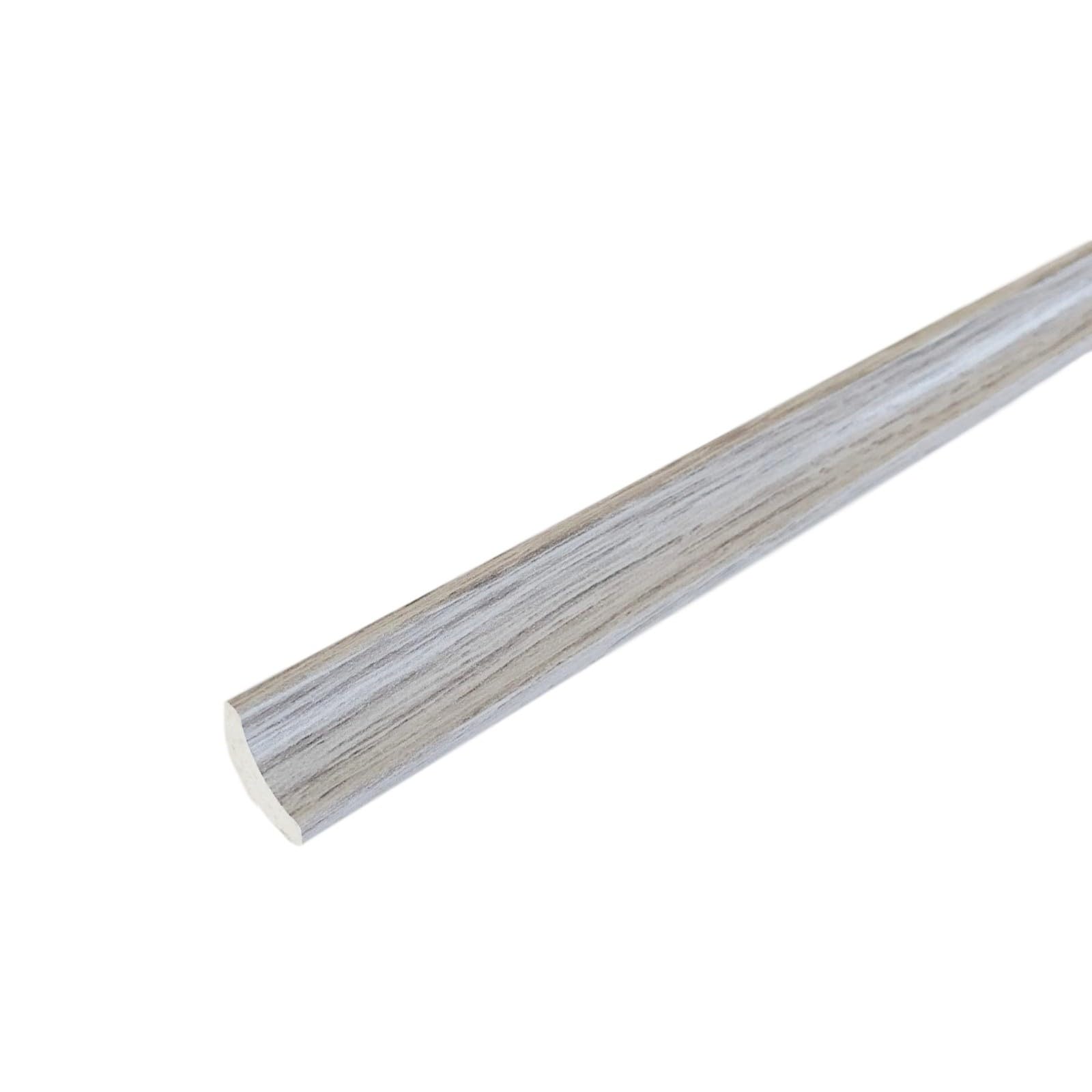 Scotia Beading Flooring MDF Laminate Skirting Cladder 2.4m (10 Lengths) 25 Colours Available (Dark Grey)