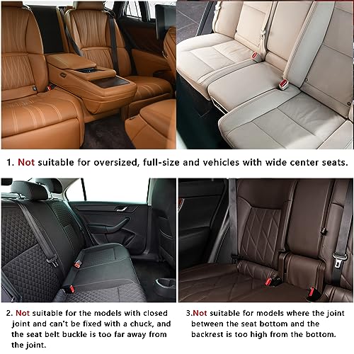 GCARTOUR 2Pack Car Seat Cushion,Non-Slip Rubber Bottom with Storage Pouch,Premium Comfort Memory Foam,Driver Seat Back Seat Cushion,Car Seat Pad Universal (Beige)