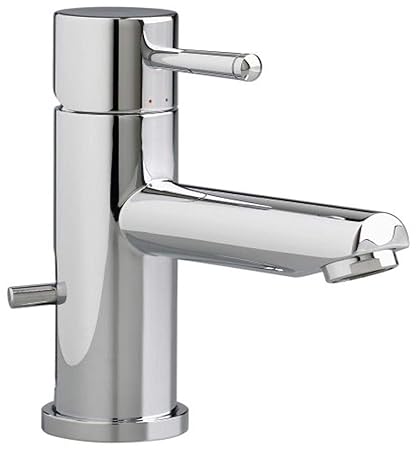 American Standard 2064.101.002 Serin Monoblock Faucet with 3/8-Inch Compression Connectors and Metal Pop Up Drain, Polished Chrome