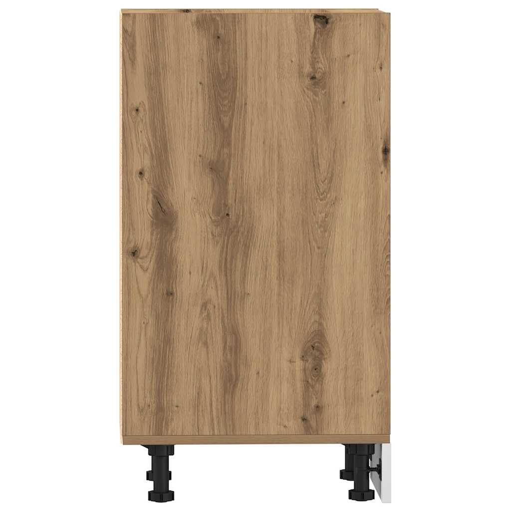 vidaXL Unterschrank Riga Artisan-Eiche 30x44,5x81,5 cm Holzwerkstoff,Küchenschrank, Gastronomieschrank, Gastro Möbel, Küchenmöbel, Aufbewahrungsschrank