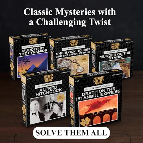 Rompecabezas clásico de misterio BePuzzled 'Grounds for Murder', 1000 piezas miniatura 6