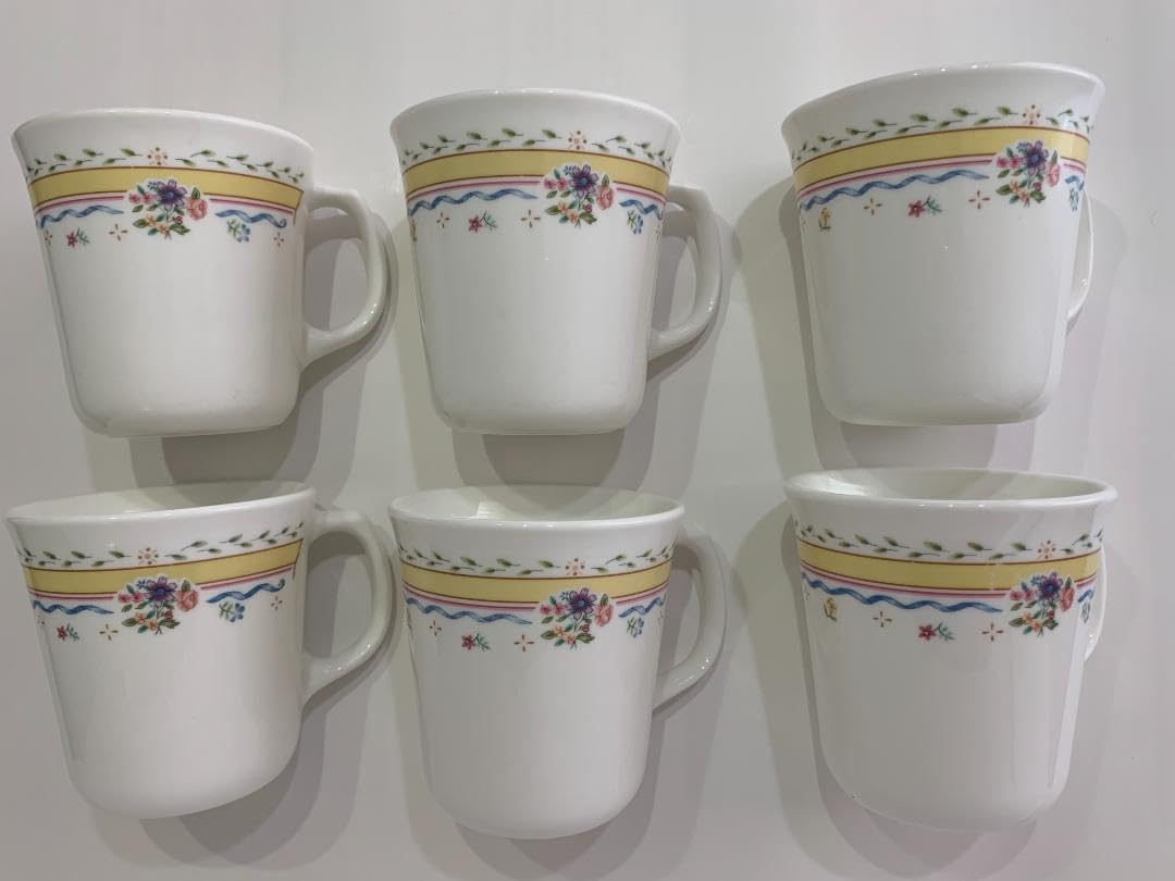 コレール　花柄陶器食器セット 6枚（長方形・丸型）　コレール　KORAIL コレール 花柄陶器食器セット 6枚（長方形・丸型） コレール KORAIL