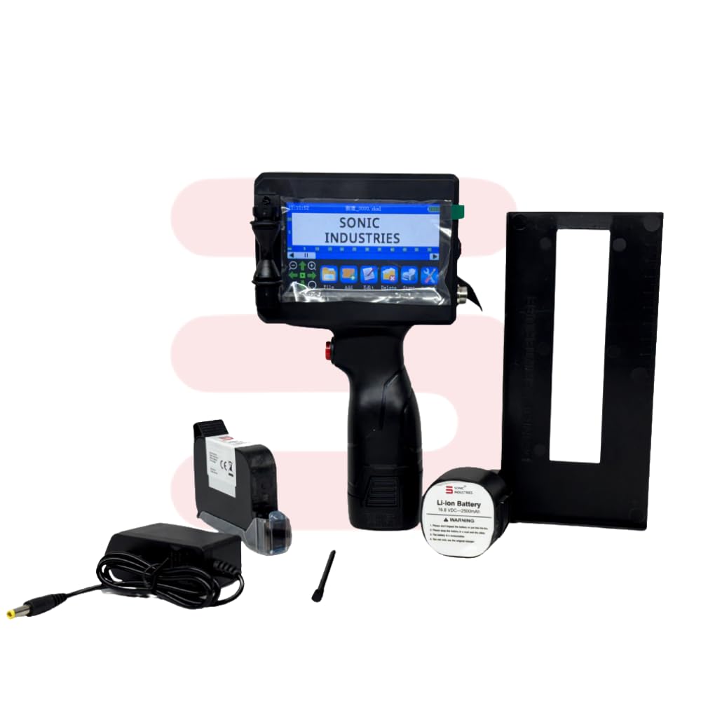 Sonic 12.7mm Plastic Body Handheld TIJ Printer � Batch Coding Inkjet Machine for MRP, Expiry, Barcode & Label Printing-image-36