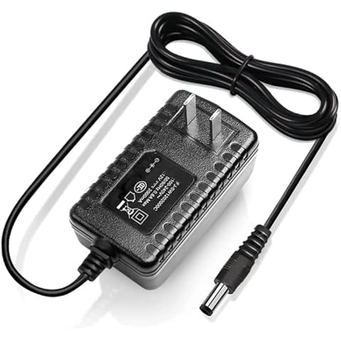 12V DC Adapter Power Cord fit for Theragun Liv, ONN 16” 20" 30" 37" ONN Sound Bar Speaker, ONB18SB001, Onn 22" 100002487 24" ONA18HO015 100002480 Monitor Charger Replacement Cover