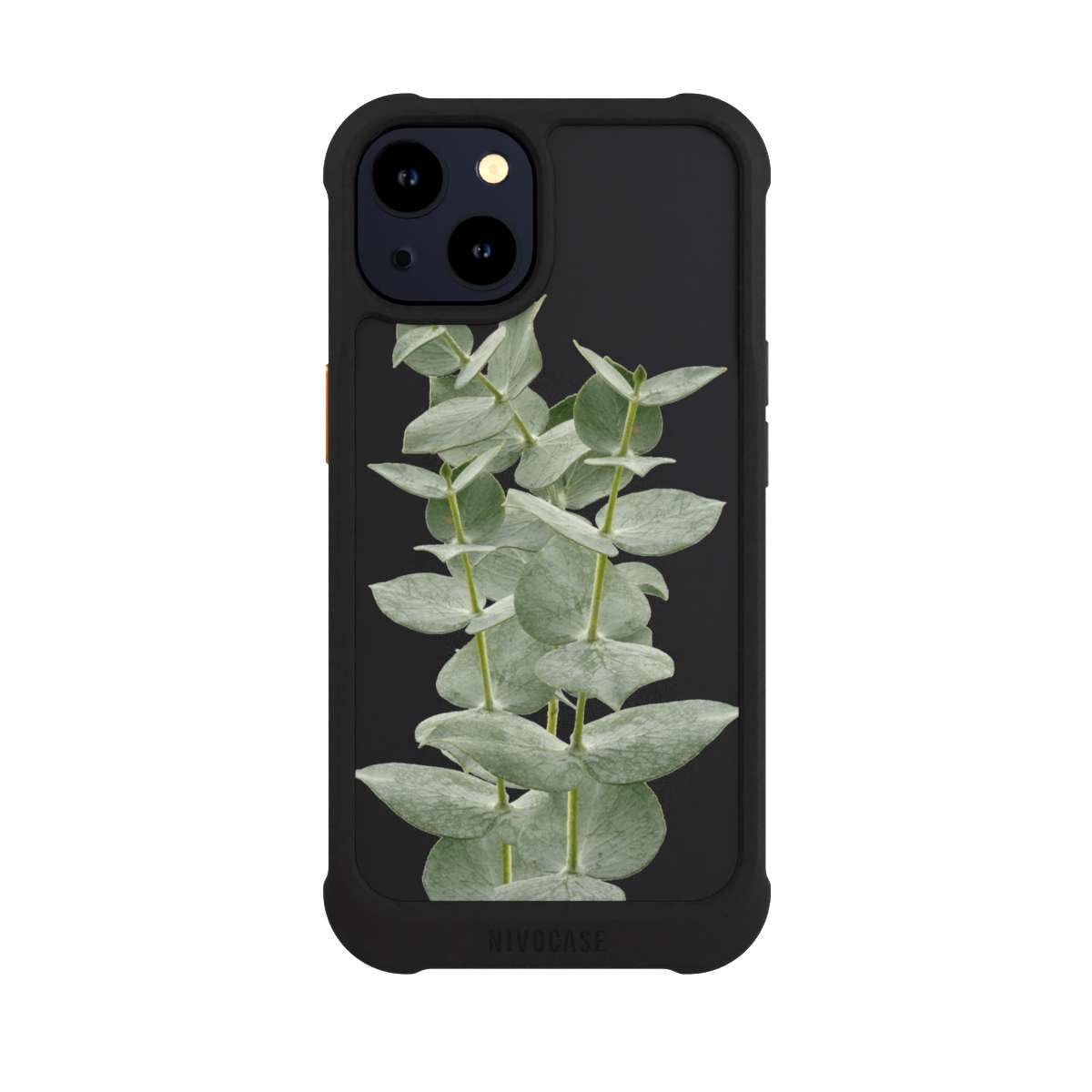 Custodia per Apple iPhone 14 Eucalypto Fiori Trasparente