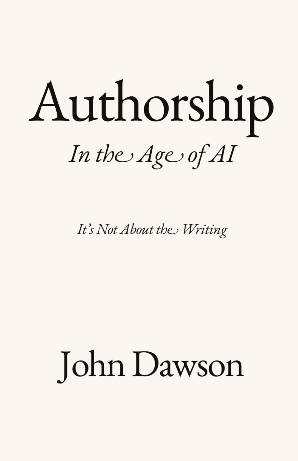Authorship: In the Age of AI