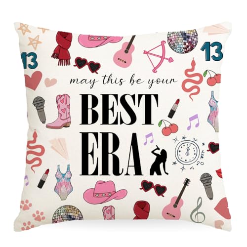 Singer Pillow Covers Singer Concert Merch TS Pillow Case Throw Pillow Covers Decorative Pillowcase Cushion Cover with Car Couch Sofa Chair Bed Living Room 18x18 Inch