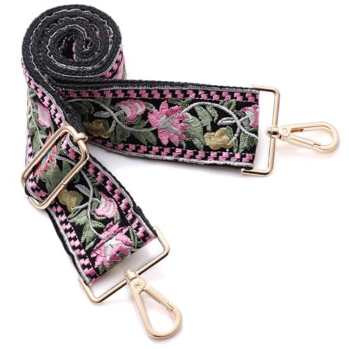 Image of S-Jacorry Purse Strap Replacement Crossbody Wide Shoulder Strap Adjustable Canvas Straps Handbag Strap Replacement Belts