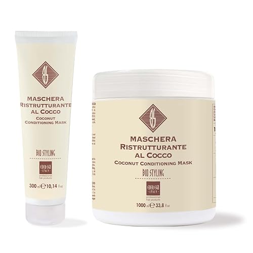 Miniatura 2 de Ever Ego Bio Styling - Mascarilla acondicionadora para el cabello de coco (10.14 onzas)