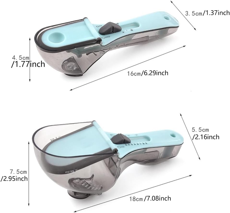 Food Grade Adjustable Measuring Spoons Set for Accurate Measurements Easy To Use Kitchen Cooking Gadgets