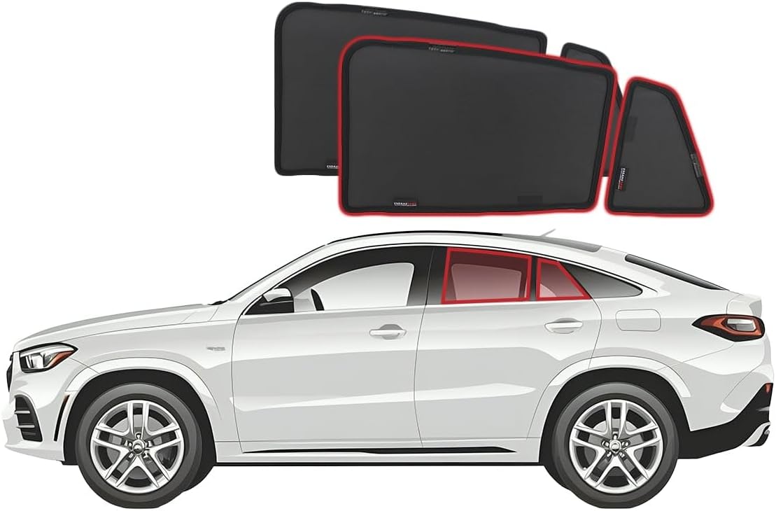Snap Shades for Mercedes-Benz GLE-Class Coupe Car Rear Window Shades (C292; 2015-2019)