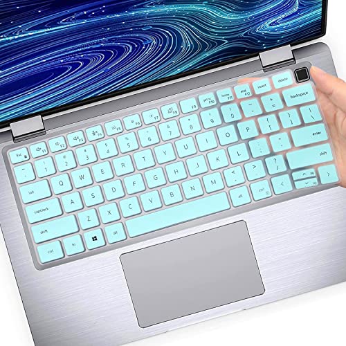 Image of Keyboard Cover for Dell Latitude 14 inch 7450 7440 7430 7420 7410, Latitude 3440 5440 5430 5431 5420 14 inch, Latitude 7520 15.6 inch Latitude 9000 9510 9520 9420 9430 Keyboard Protective Cover-HotBlue
