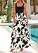 KIRUNDO Women Summer Sleeveless Boho Floral Maxi Dress 2026 Scoop Neck Tank A Line Flowy Beach Vacation Resort Wear Sundress(Black, Medium)