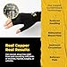 CopperJoint Pair Compression Arthritis Gloves for Women for Pain Relief, (XL) Fingerless Hand Compression, Carpal Tunnel Relief Gloves for Men- Breathable Copper Hand Brace, Wrist Sleeves Support