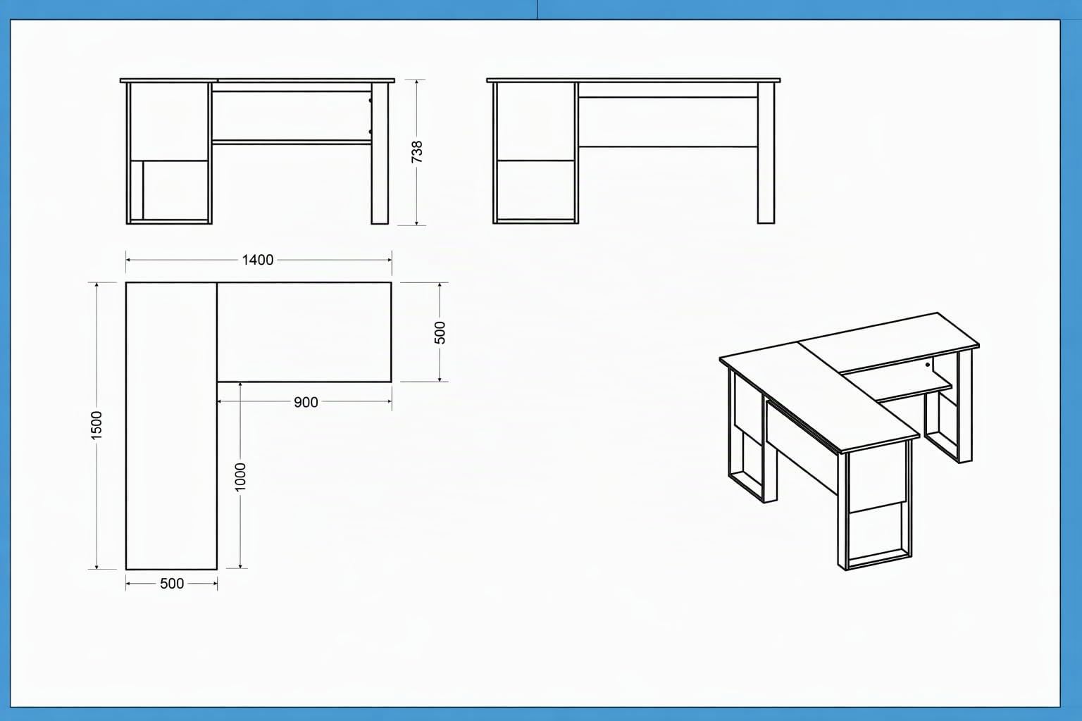 Homidea Arena - Scrivania da gaming a forma di "L" - Scrivania angolare per gamer e scrivania per la casa - Grande scrivania per computer - Design moderno - Nero/verde