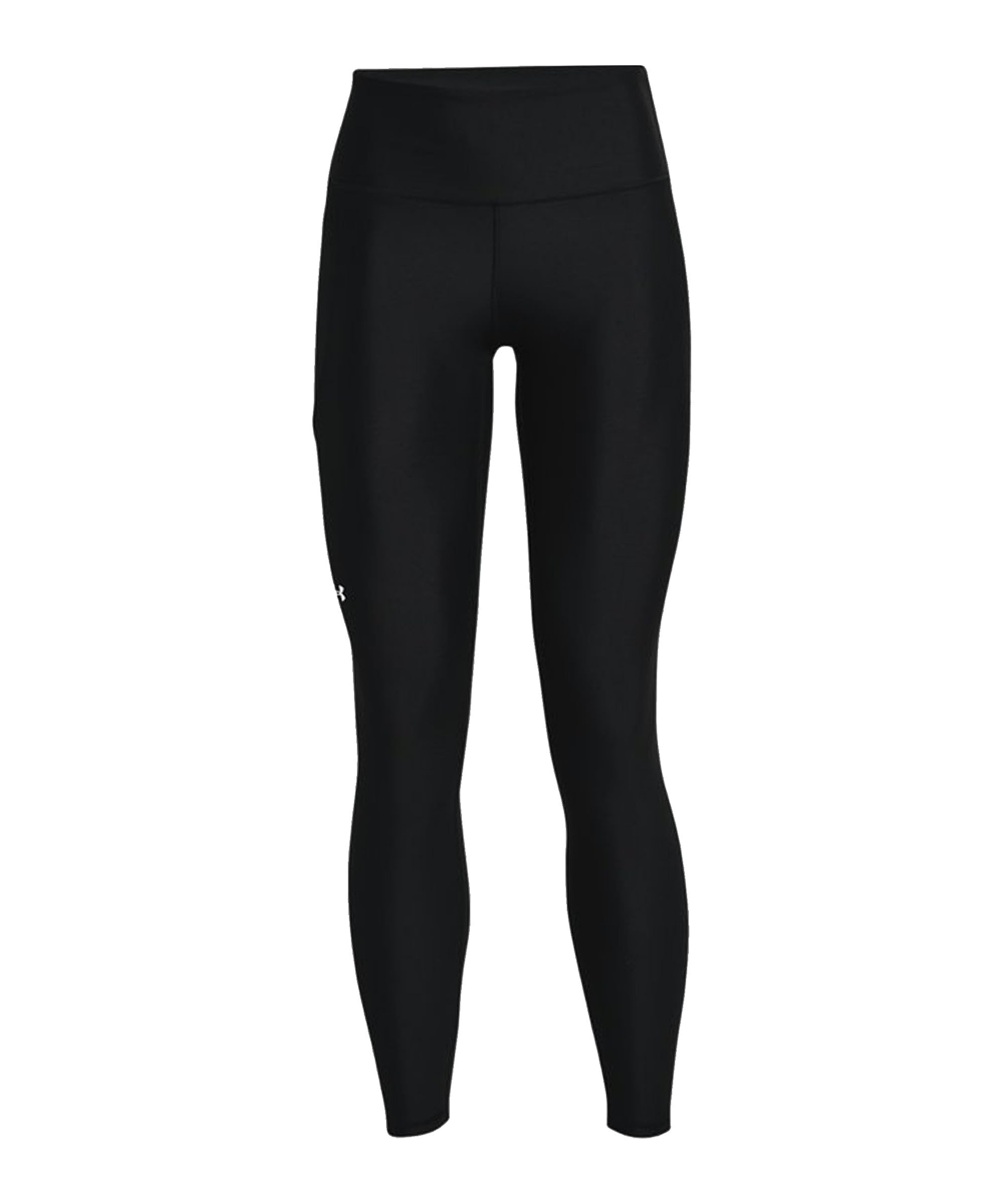 Under Armour Women's Standard HeatGear High No-Slip Waistband Pocketed Leggings, Black (001)/White, X-Large Tall