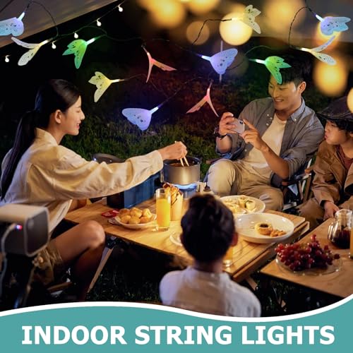 Cadena Lumínica Mariposa de Fibra Óptica 30 LEDs 6.5m miniatura 5