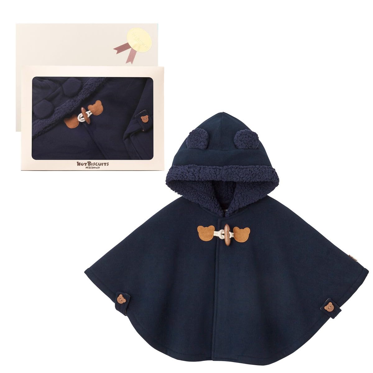 Amazon | [ミキハウス ホットビスケッツ] マントセット 【BOX付き 