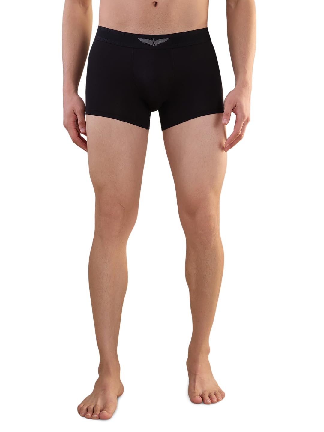 park avenue Men Regular Fit Solid Pattern Supima Cotton Elastane Blend Trunk Black-picture-17