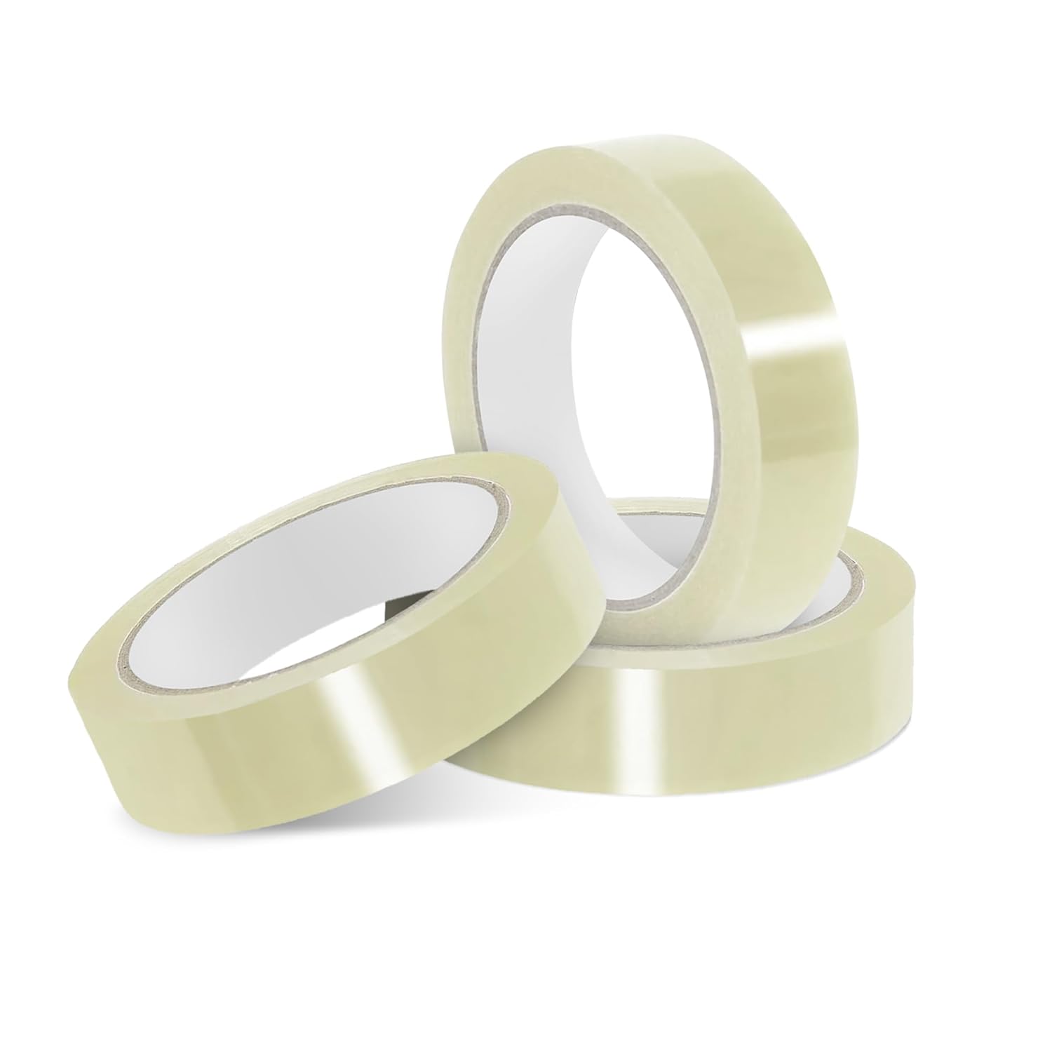 G4GADGET 24mm x 40m x 3 Tape Rolls of Clear Strong Parcel Tape Packing for Packaging
