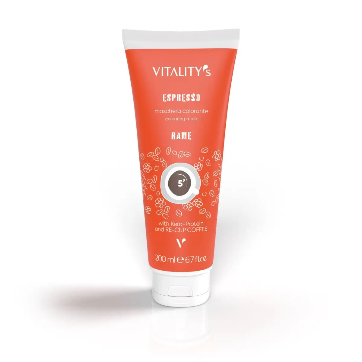 Vitalitys Espresso Copper 200 ml (rame – miedź) bezpośrednio wchłaniający balsam barwiący i pielęgnacyjny