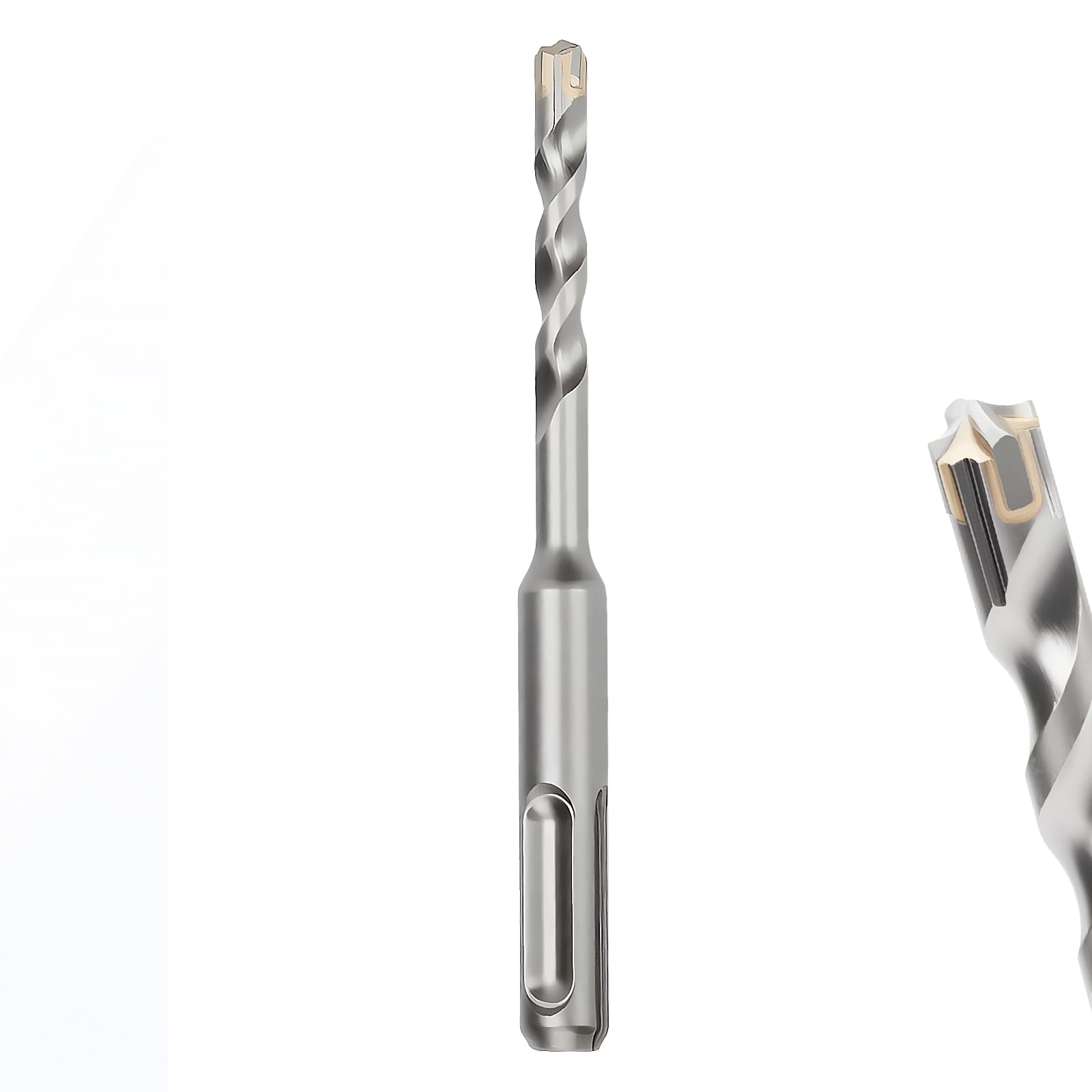 MOXPIFY 12mm Masonry Drill Bit 110mm Long, Hammer SDS Drill Bit for Reinforced Concrete, Brick Walls, SDS Plus Shank (12mm x 110mm)