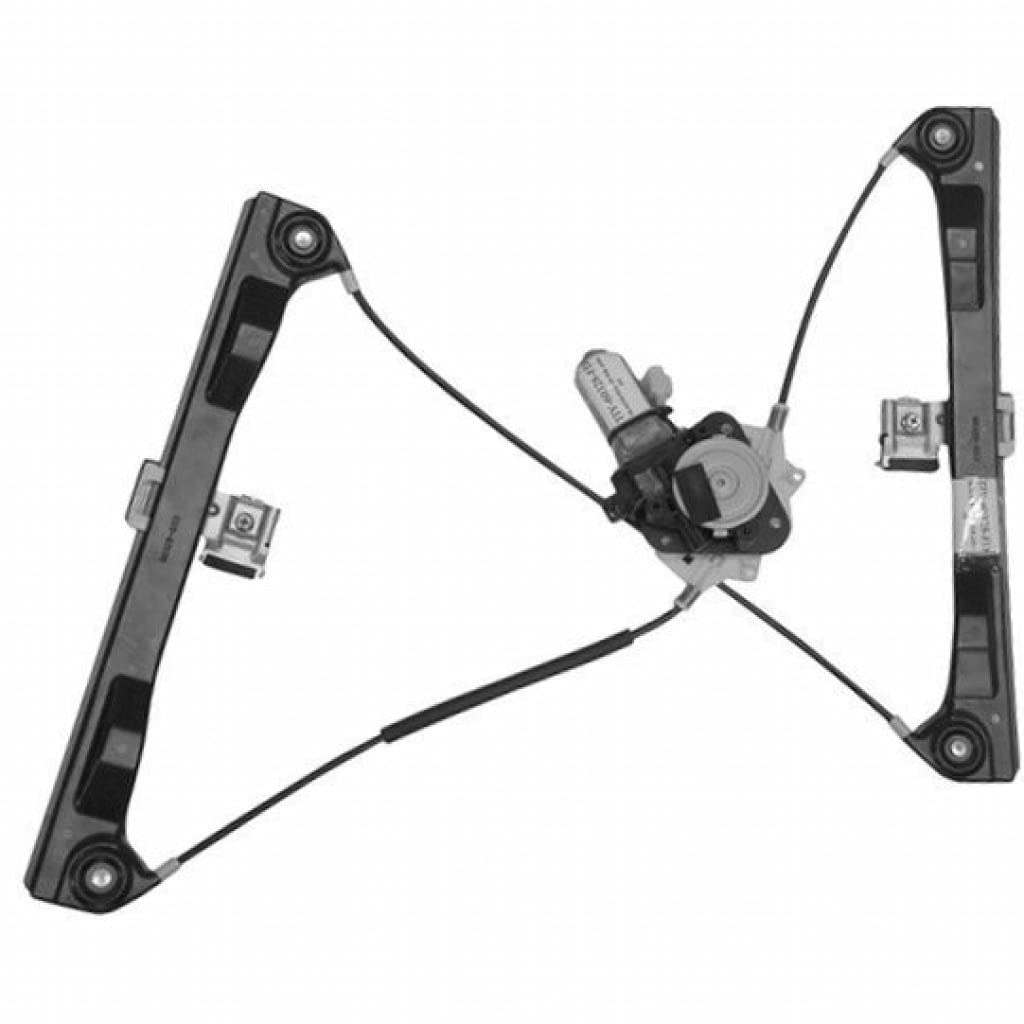 for Ford Fusion/Mercury Milan Window Regulator Assembly 2006-2012 Passenger Side | Front | Power | Cable Type | FO1351166 | 8E5Z5423200A